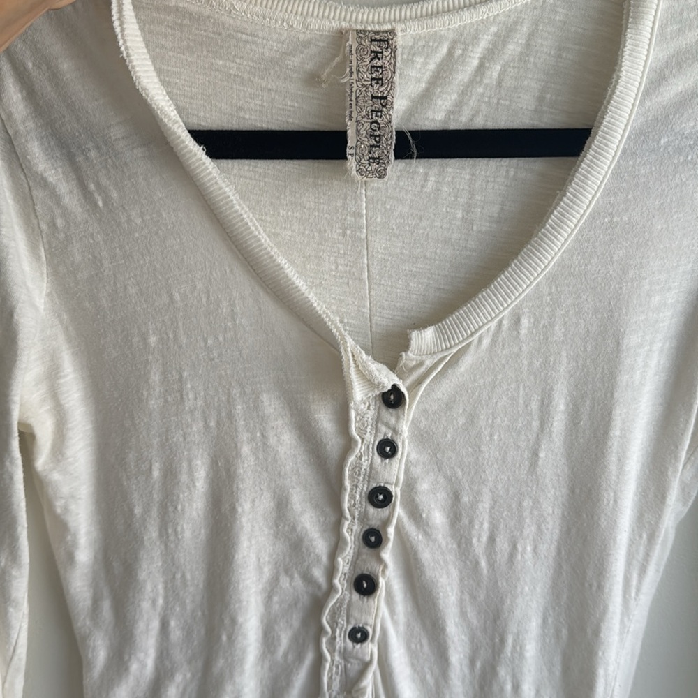 Free People Women's Long Sleeve Top - Picture 3 of 4